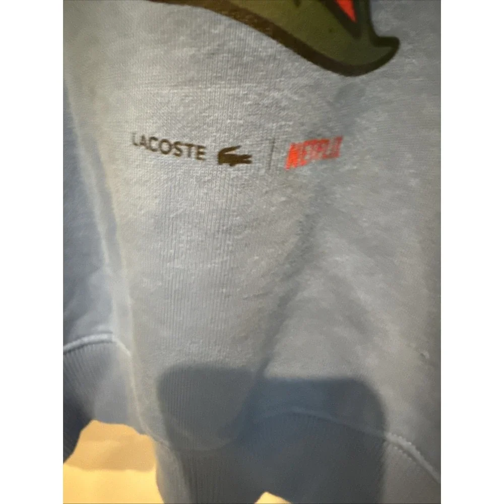 Lacoste Netflix Stranger Things Crewneck RARE Sweatshirt L-5